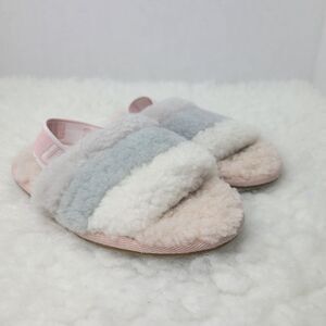 UGG Girls' Toddler Shearling Open Toe Sandals Size 10